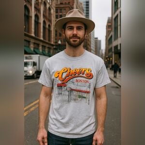 Cheers Boston Big & Tall T Shirt